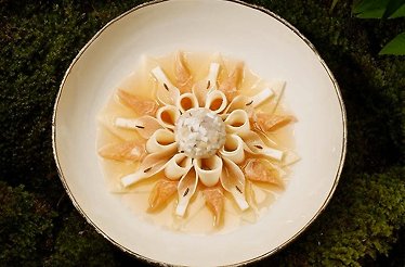 A fine custard served at Locavore NXT restaurant.