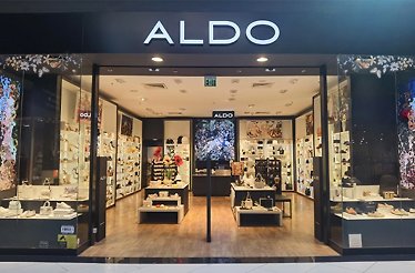 Entrance to one of ALDO boutiques in Romania.