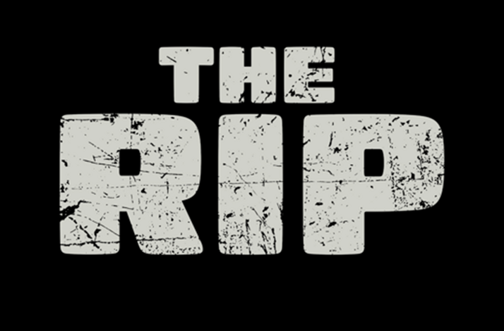 Promotional banner for The Rip.