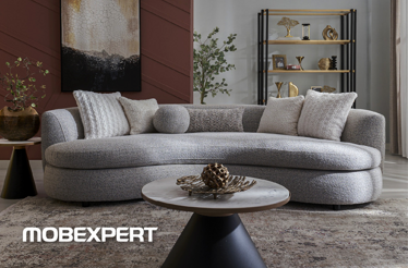 Beautiful furniture display at Mobexpert.