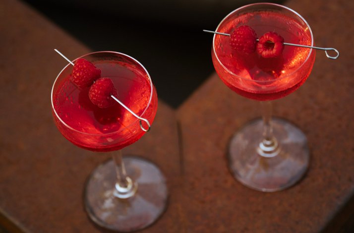 Signature Luciano cocktail served at  San Canzian Hotel and Residences