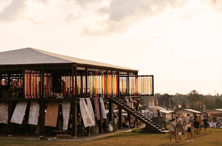 A scenic view at the Wonderfruit festival, Thailand.
