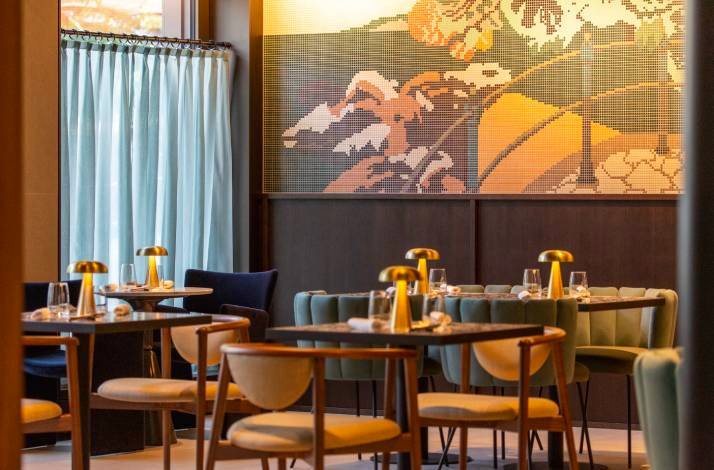 The interior of the Keight Hotel Opatij.