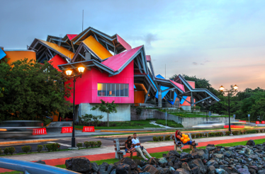 Biomuseo, a biodiversity museum located on the Amador Causeway in Panama City, Panama.