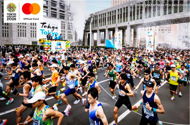 Tokyo Marathon runners in action. © Tokyo Marathon Foundation