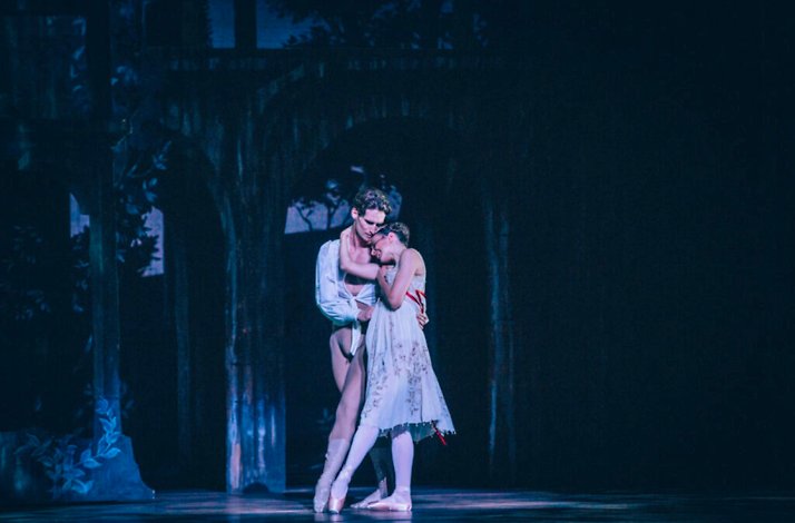 The famous balcony scene duet from the Romeo and Juliet ballet.