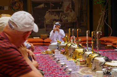Emirati cuisine is introduced to guests, highlighting local flavors and dining customs at House 26