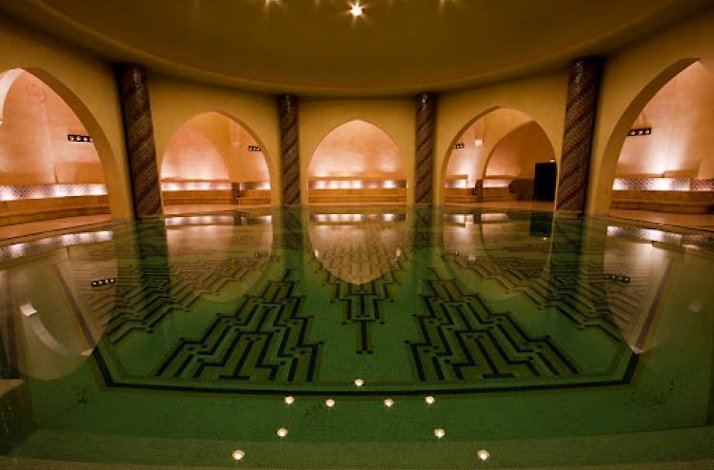 Hammam in Hassan II mosque