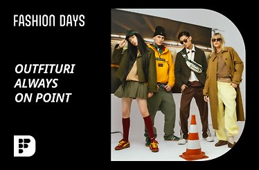 The promotional banner of the campaign FashionDays.