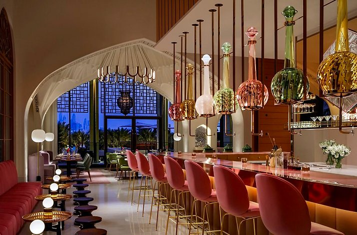 The elegant and romantic interiors at Restaurant Ariana's Persian Kitchen by Celebrity Chef Ariana Bundy