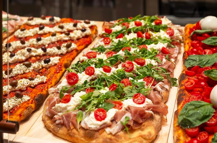 Roman-style Pizza alla Pala served at Eataly.