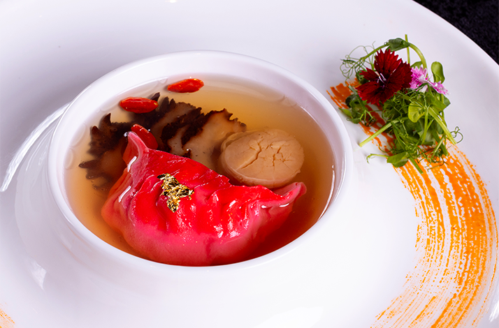 Cantonese-style double-boiled soup from Crystal Dragon.