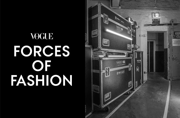 The promotional banner of the Vogue Forces of Fashion.