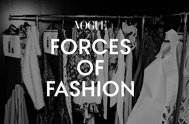 The promotional banner of the Vogue Forces of Fashion.