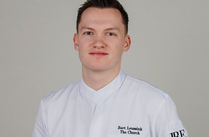 Promotional photo of chef Bart Leussink.