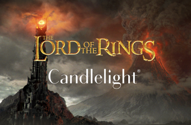 Promotional poster of the Lord of the Rings Candlelight