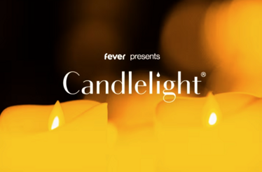 The promotional banner for the Candlelight presented by Fever.