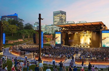 Allianz amphitheater bird eye view