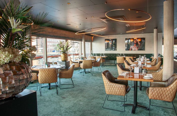 Interior at Restaurant Bakboord.