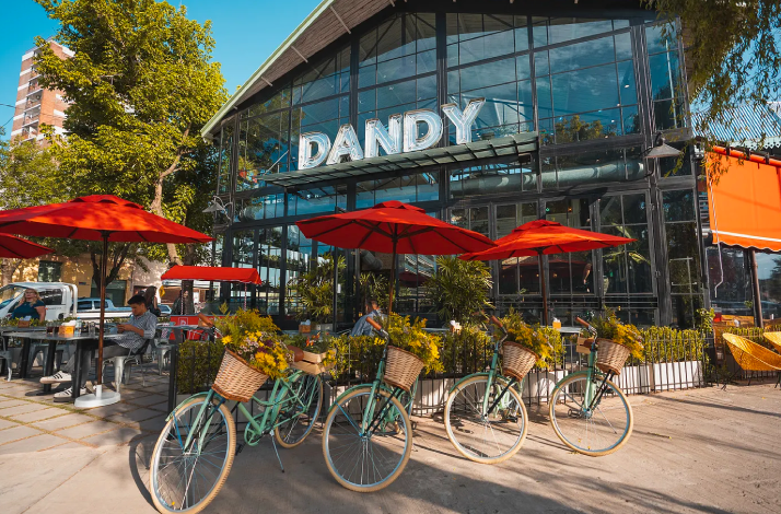 Outside of Dandy Saavedra - restaurant in Buenos Aires.