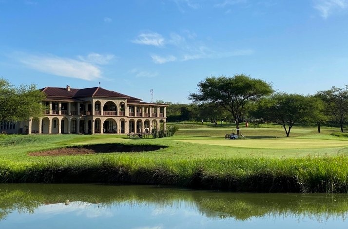 Kilimanjaro Golf & Wildlife Estate clubhouse and golf course.
