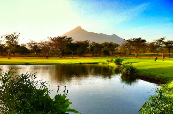 Kilimanjaro Golf & Wildlife Estate with Mount Kilimanjaro.