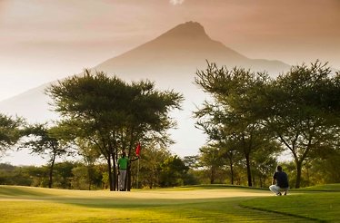 Kilimanjaro Golf & Wildlife Estate course with Mount Kilimanjaro.