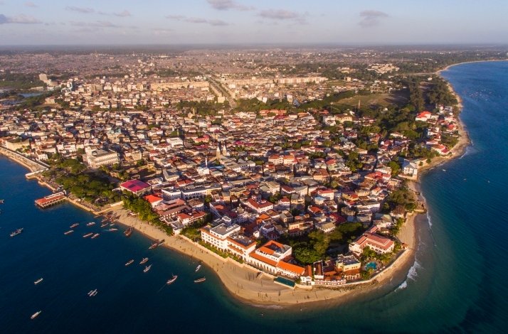 Panoramic view of Stone Town.