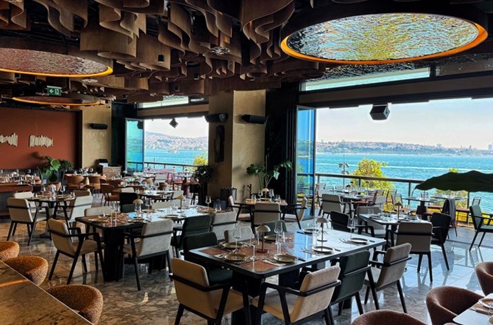 Dining area of Muutto Anatolian Tapas Bar.