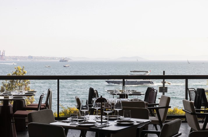 Terrace of the Muutto Anatolian Tapas Bar.