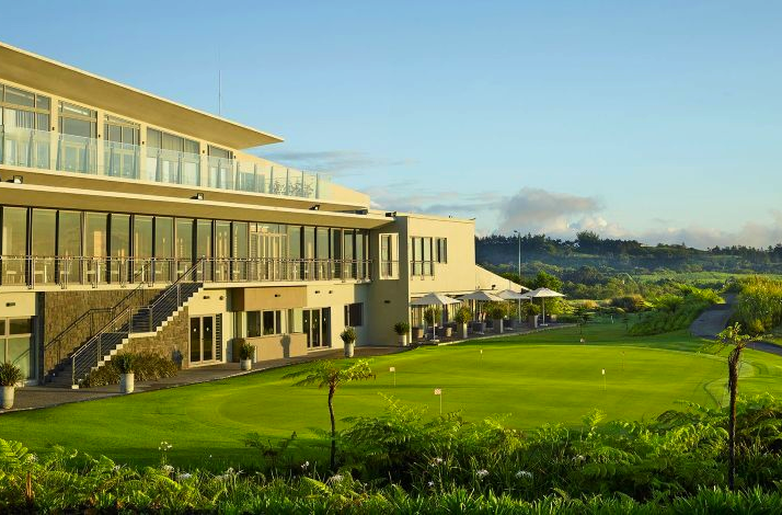 Clubhouse overlooking Avalon Golf Estate.