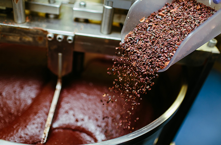 The process of chocolate making