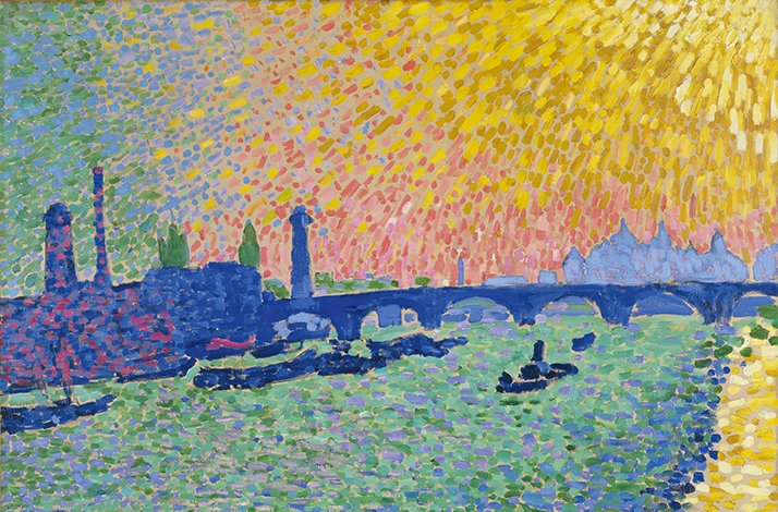 Waterloo Bridge, painted in 1906 by the French artist André Derain