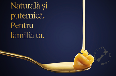 Promotional banner for ManukaShop.ro.