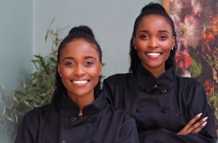 Promotional photo of twin chefs, sports nutritionists and award-winning cookbook authors Tebogo and Lebogang Ndala.