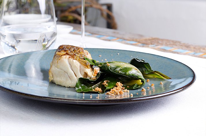 Dish served at Michelin-starred Restaurant Signum, Salina.