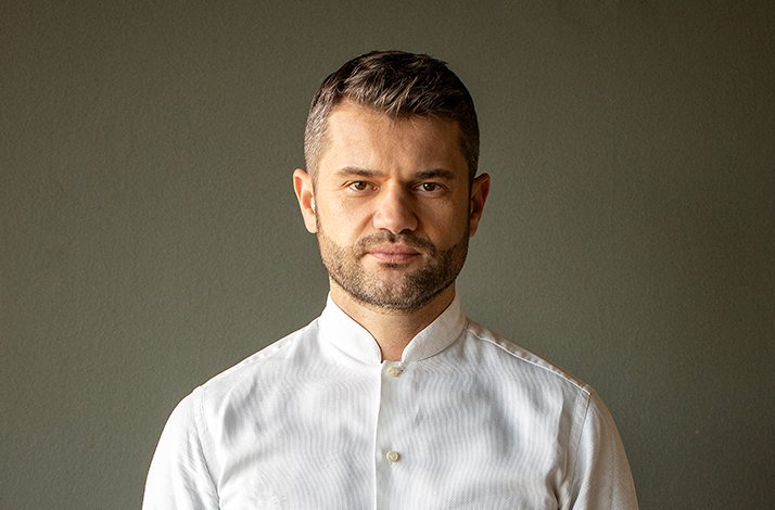 Portrait of Chef Enrico Bartolini.