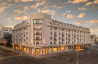 The exterior of InterContinental Athénée Palace Bucharest.