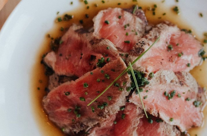 Beef tataki served at Zen Sushi.