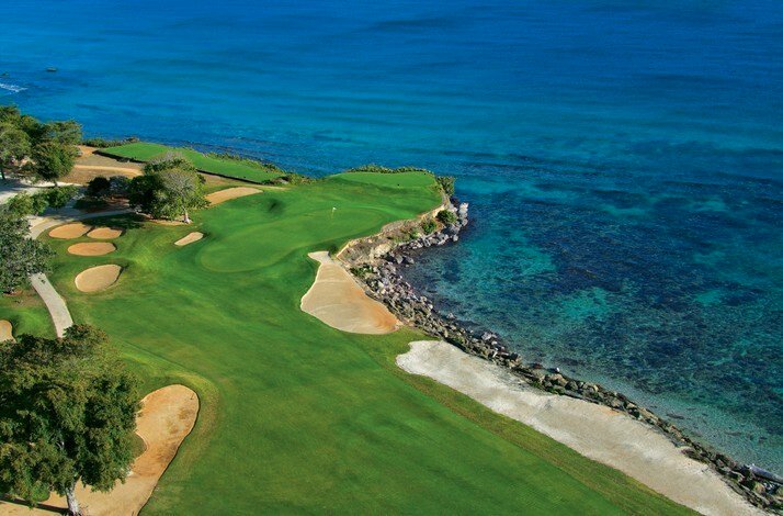 Casa de Campo golf turf by the sea.