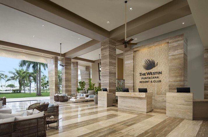 Westin Puntacana Resort & Club lobby reception area
