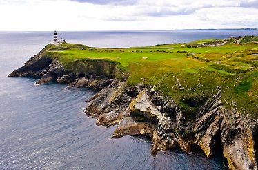 Golf courses by the sea of Southwest Ireland.
