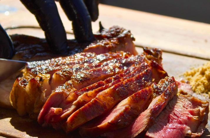 premium meat cut grilled