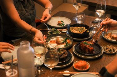An assortment of modern Asian-fusion and Korean-style sharing dishes served at restaurant Yeobo, Darling.