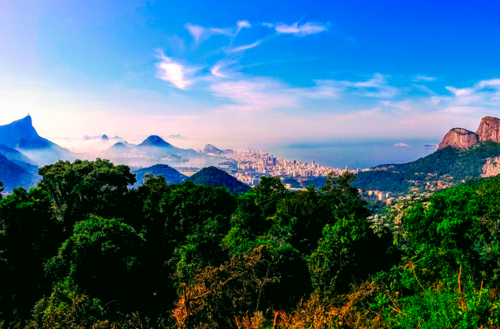 Panoramic view of Rio de Janeiro's.