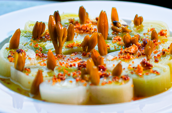 A Bar St-Denis dish served on a white plate, showcasing fresh, high-quality ingredients. 